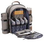 4 Shoulder Strap Picnic Backpack With Blanket 12.5'' x 8.6'' x 15.6''